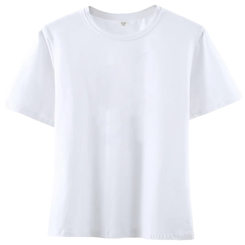 2025 New Arrival Shoulder Pure Cotton Short-Sleeved T-shirt Female Casual Easiest for Match Slimming Youthful-Looking... |