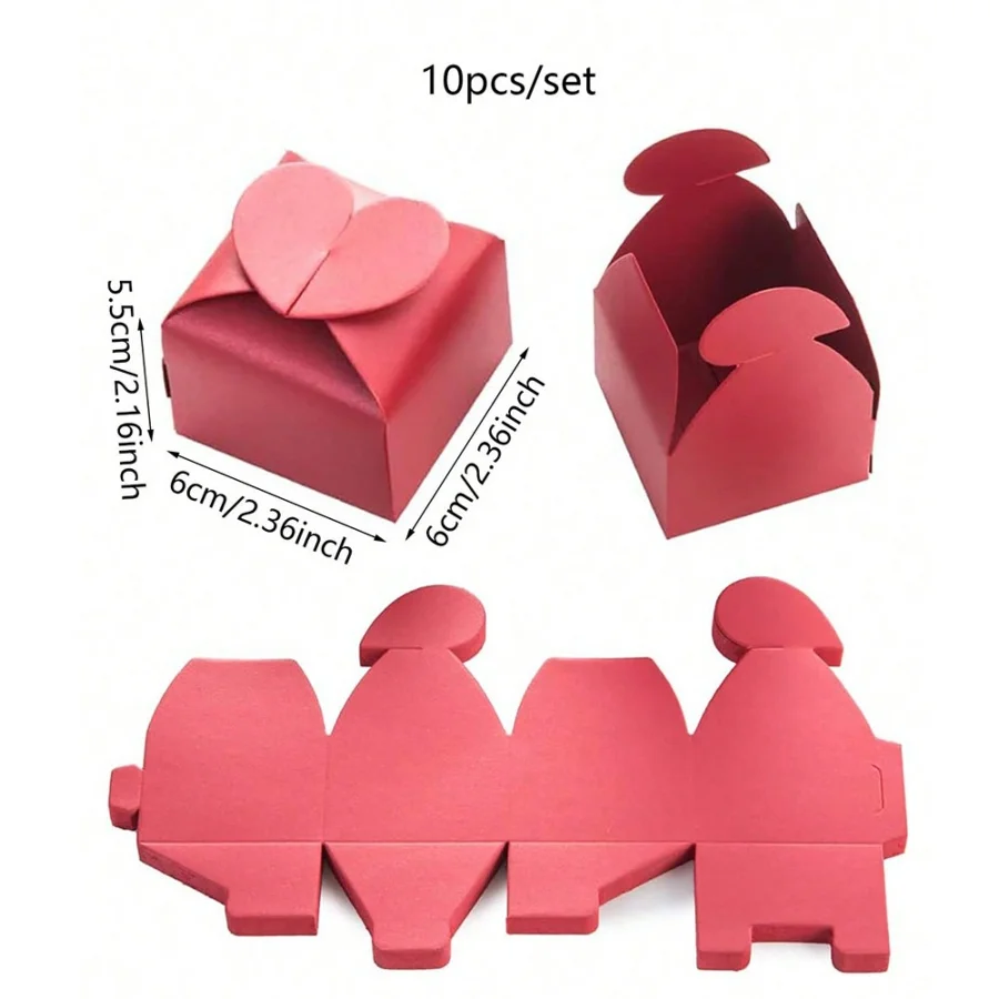 

Набор подарочных коробок в форме сердца