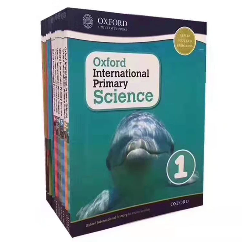 

12 Books/Set Oxford International Primary Science Level 1-6 Textbook Workbook Children Kids English Learning School Book Libros