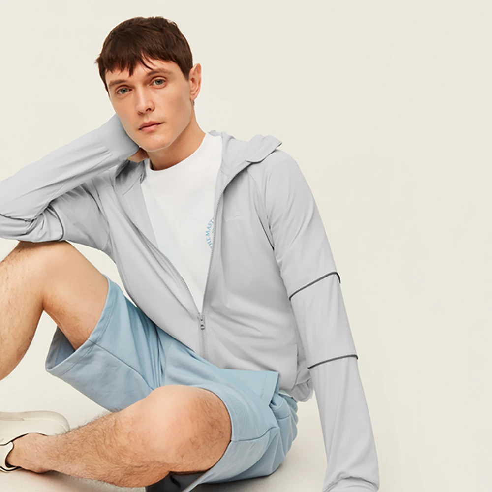 

OhSunny Men Anti-UV Skin Coat 2022 New Long Sleeve Sun Protection Clothing UPF 50+ Bicycle Jackets Breathable Cycling Windcoat