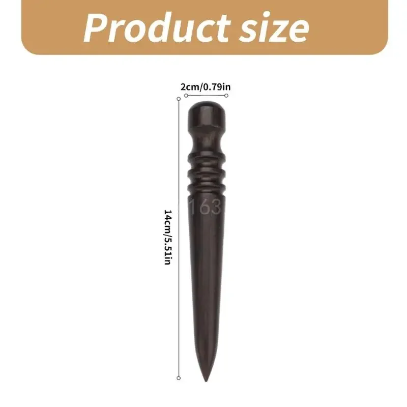 Кожаный полированный стержень полировщик кожи деревянные края пуховик для