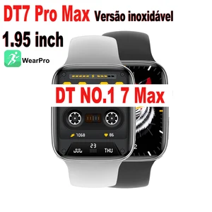 IWO DT NO.1 7 Max Smart Watch for Men Women 1.95inch AI Voice Assistant BT Call GPS Track Heart Rate