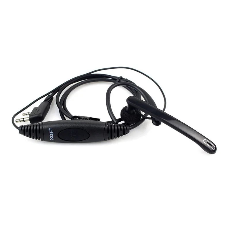 2 Pin Ear Bar Earpiece Mic PTT Headset for Kenwood BAOFENG Walkie Talkie UV-5R 777 888s Radio | Электроника