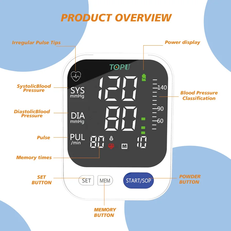 Черный большой размер экрана голосовая трансляция машина BP цифровой монитор