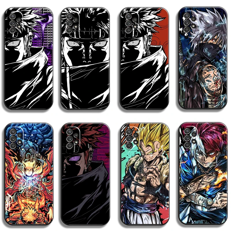 

NARUTO Cartoon Japan Phone Cases For Samsung Galaxy A51 4G A51 5G A71 4G A71 5G A52 4G A52 5G A72 4G A72 5G Soft TPU Coque