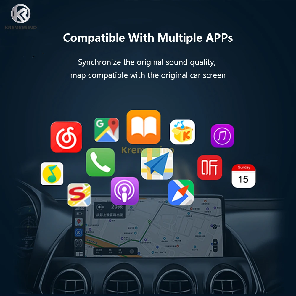 Беспроводной оригинальный проводной переключатель Carplay Apple CarPlay для