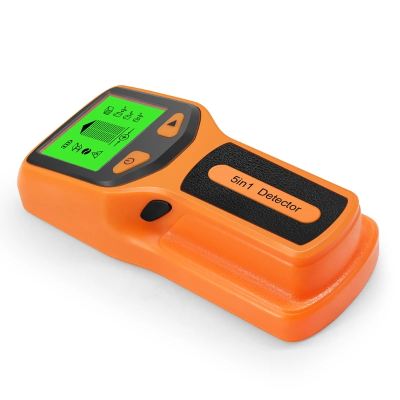 

5 in 1 Handheld Stud Finder Wall Scanner Electronic Stud Locator LCD Display & Sound Warning Beam Finder Center Finding