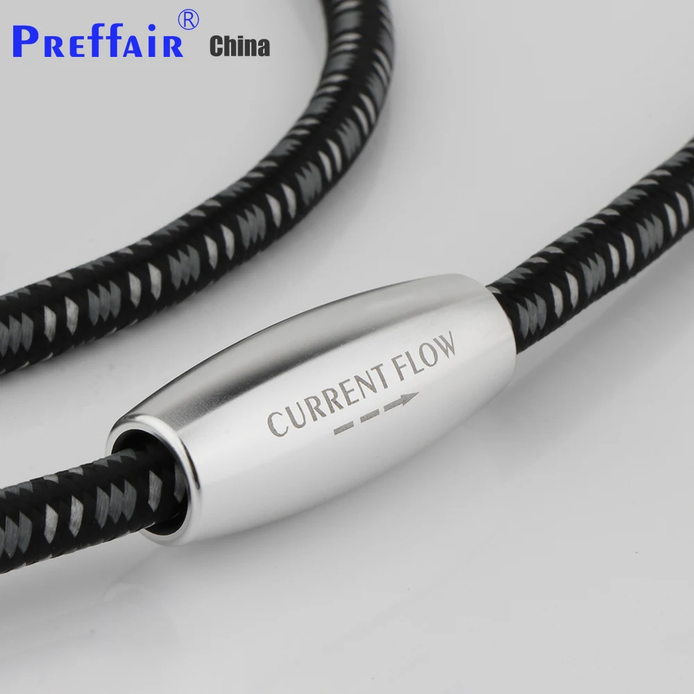 Preffair AL419S DIY HIFI серебро; Алюминий Hergestellt брючный стабилизатор шумоподавитель кабель звуковые штаны стабилизатор шума 9 мм