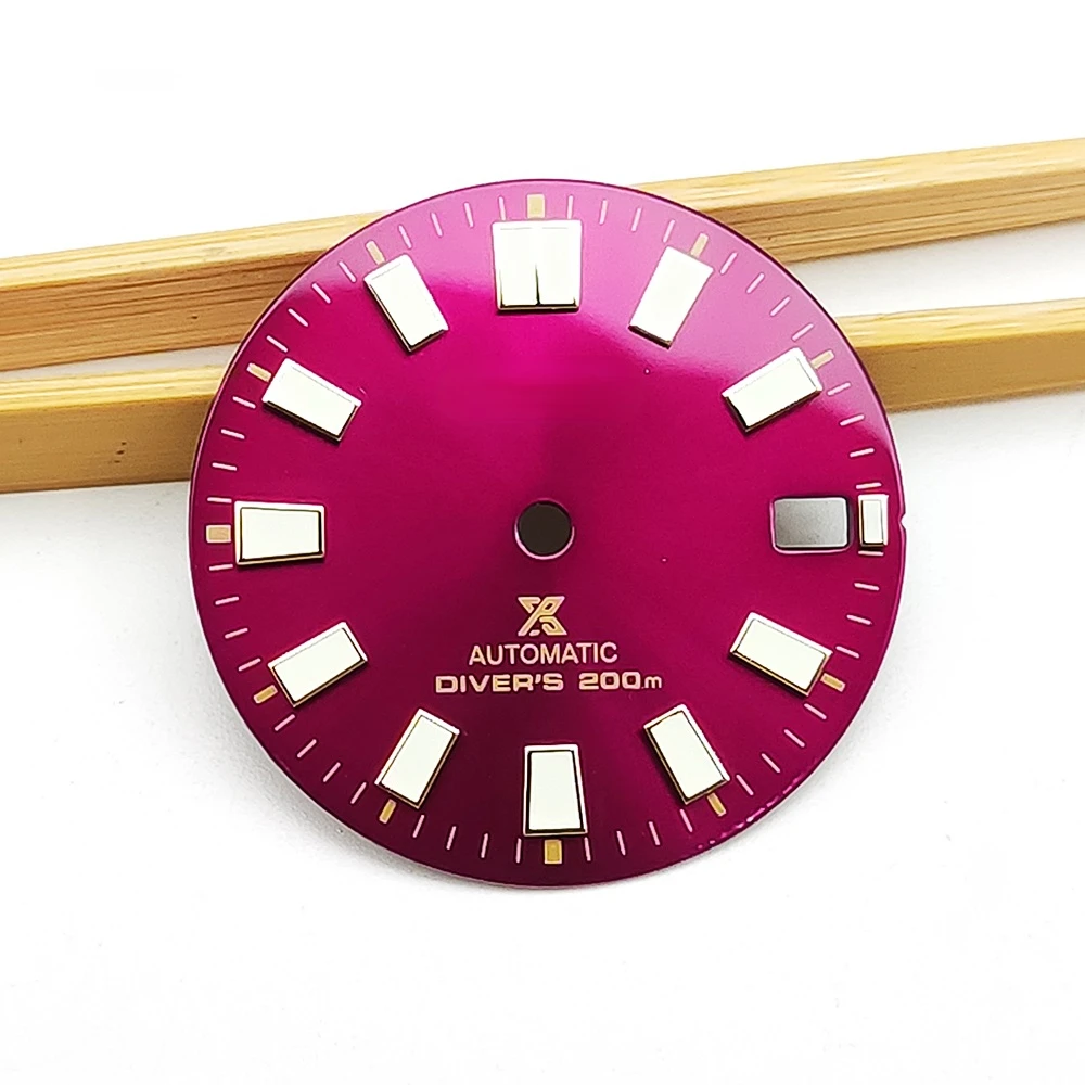 S 28.5mm Watch Dial Luminous Surface Dial Fit Japan NH35 NH36 4R 7S Automatic Movement Men Watch Accessories