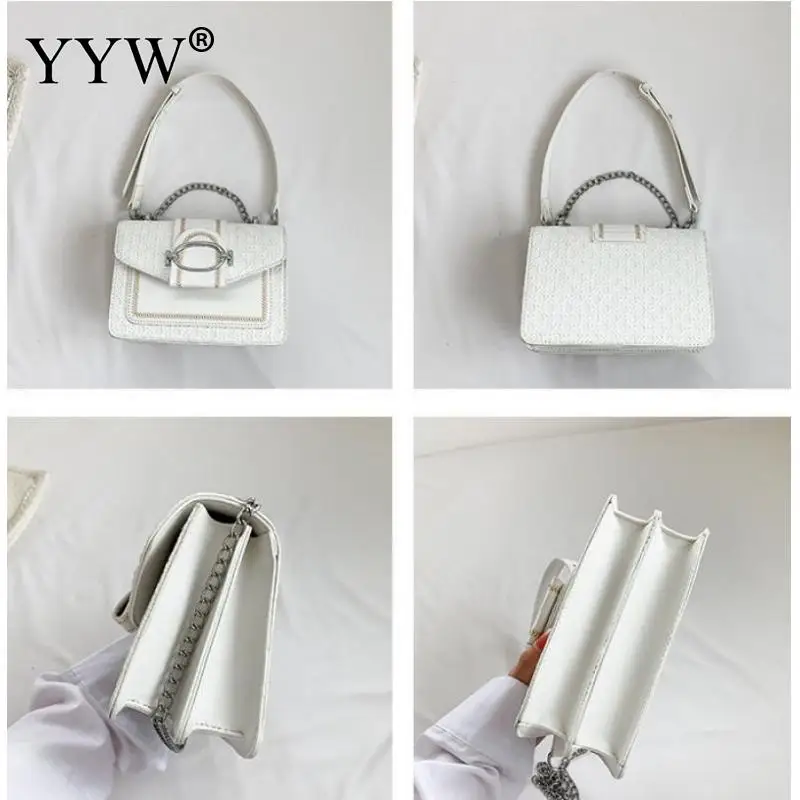 Toptrends Crossbody Bag New Purse And Handbag For Women 2023 Trend Luxury Designer Pu Leather Shoulder Bag Ladies Chain Bag