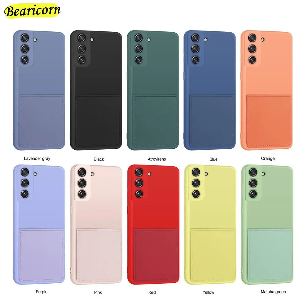 

Fashion Liquid Silicone Case For Samsung Galaxy A12 A20 A30 A22 A32 A21S A51 A52 A71 A72 S20 S21 Plus Note 20 Ultra Holder Cover