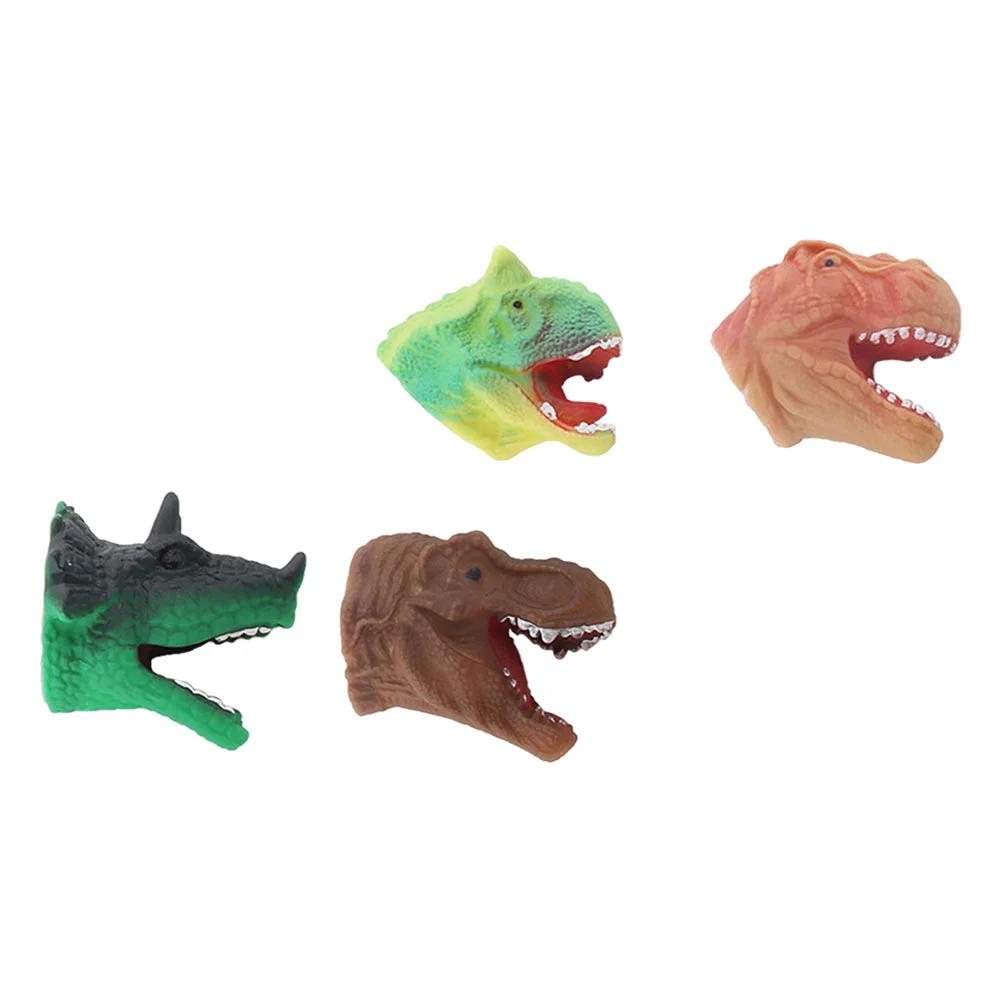 

Finger Puppet Puppets Handanimaltyrannosaurus Bath Dinosaurstoy Headrex Storytellingfigure Tiny Kid Treasure Box Kids Baby