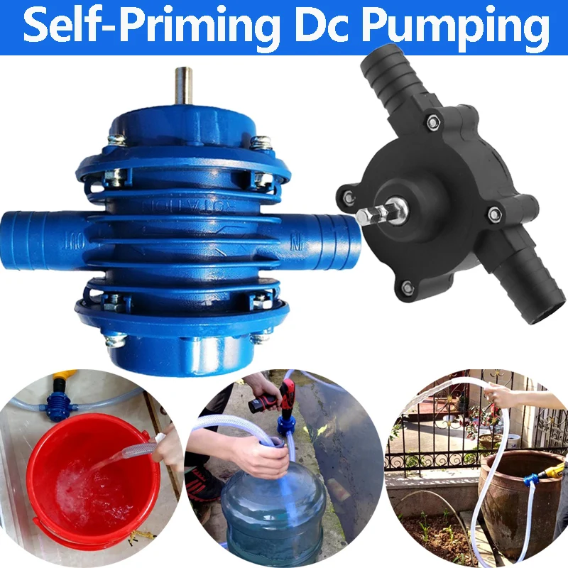 Self-priming Hand Electric Drill Water Pumps Home Garden Cen
