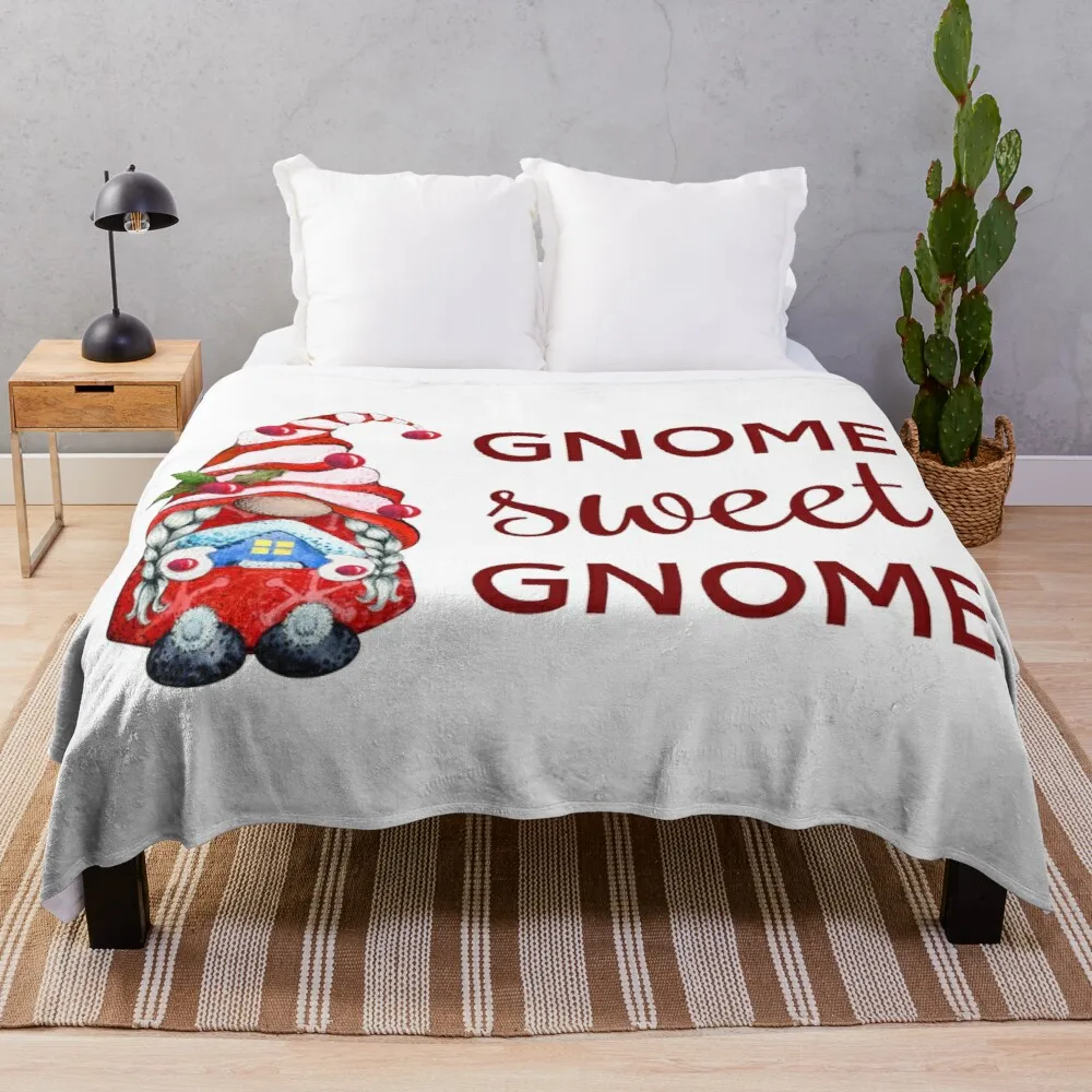 

Милые флисовые пушистые одеяла Gnome на кровать диван воздушное состояние покрывало для сна постельное белье раскладное постельное белье под...