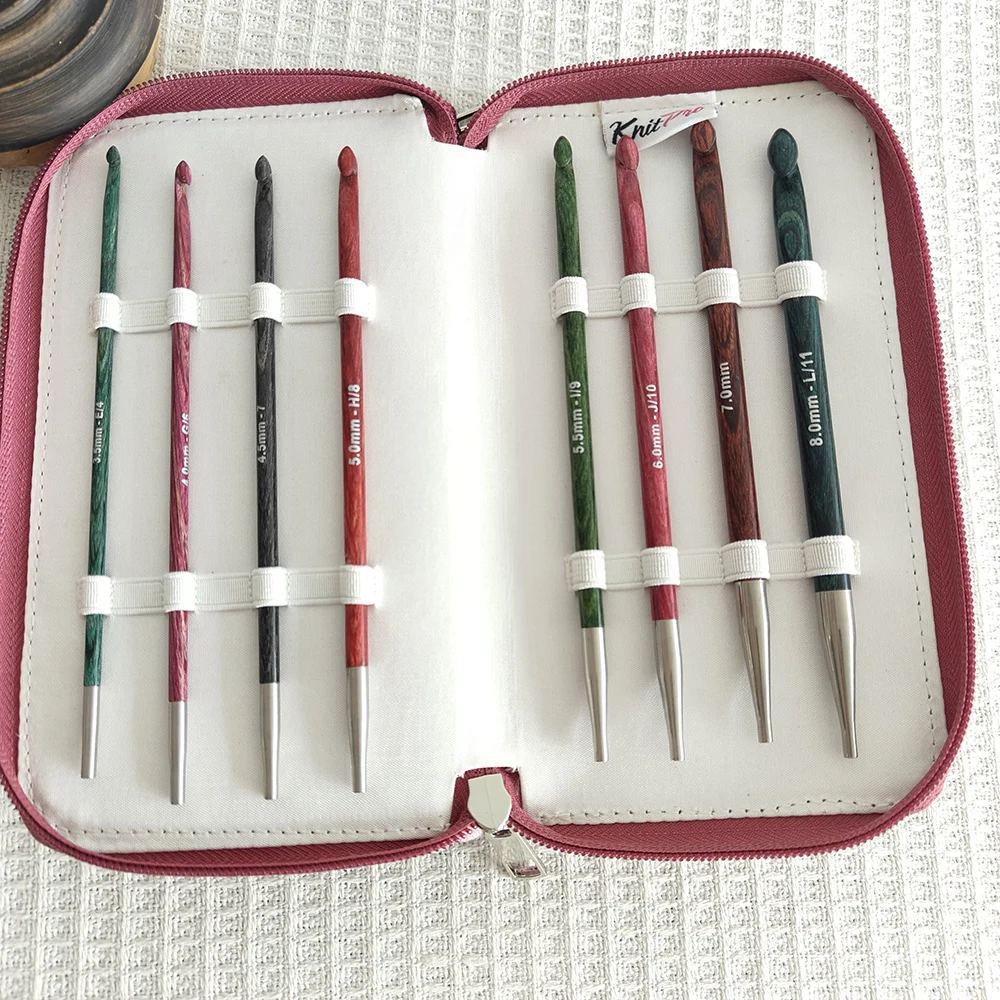 Новое поступление набор крючков для вязания крючком Knitpro Dreamz Deluxe в афганском