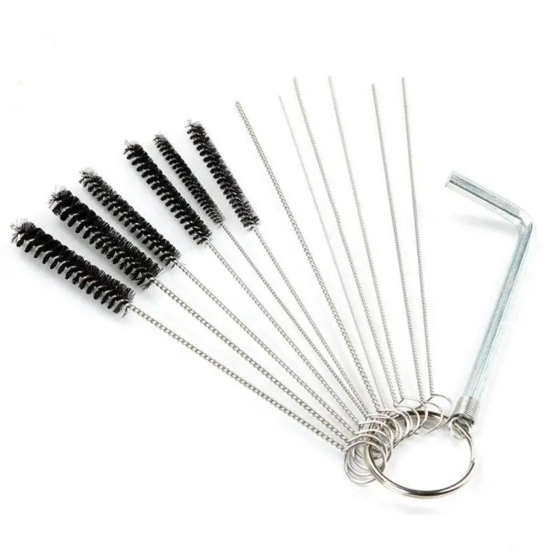 Регулировочный инструмент карбюратора с чистящей щеткой и иглой для общего двухтактного малогабаритного двигателя ECHO STIHL Poulan Husqvarna MTD.