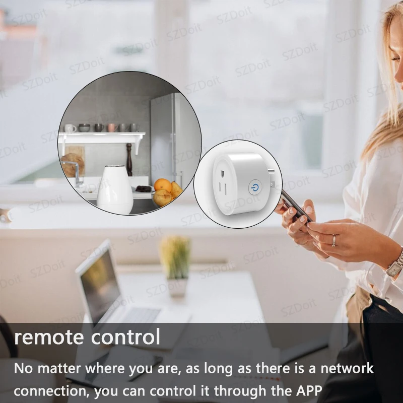 Умная розетка с Wi-Fi и таймером 16 А