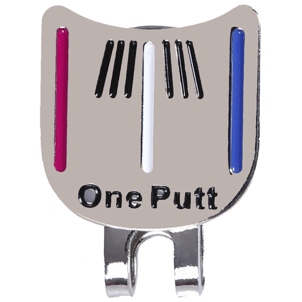 Магнитная крышка съемный металлический маркер для игры в гольф one putt набор цветов