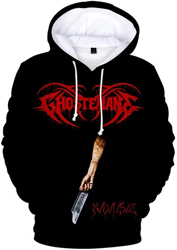 

Creative Ghostemane Hoodies Men women Sweatshirt Hip Hop Harajuku Autumn Winter Clothes Ghostemane Sweatshirt Boy/girl Clothes