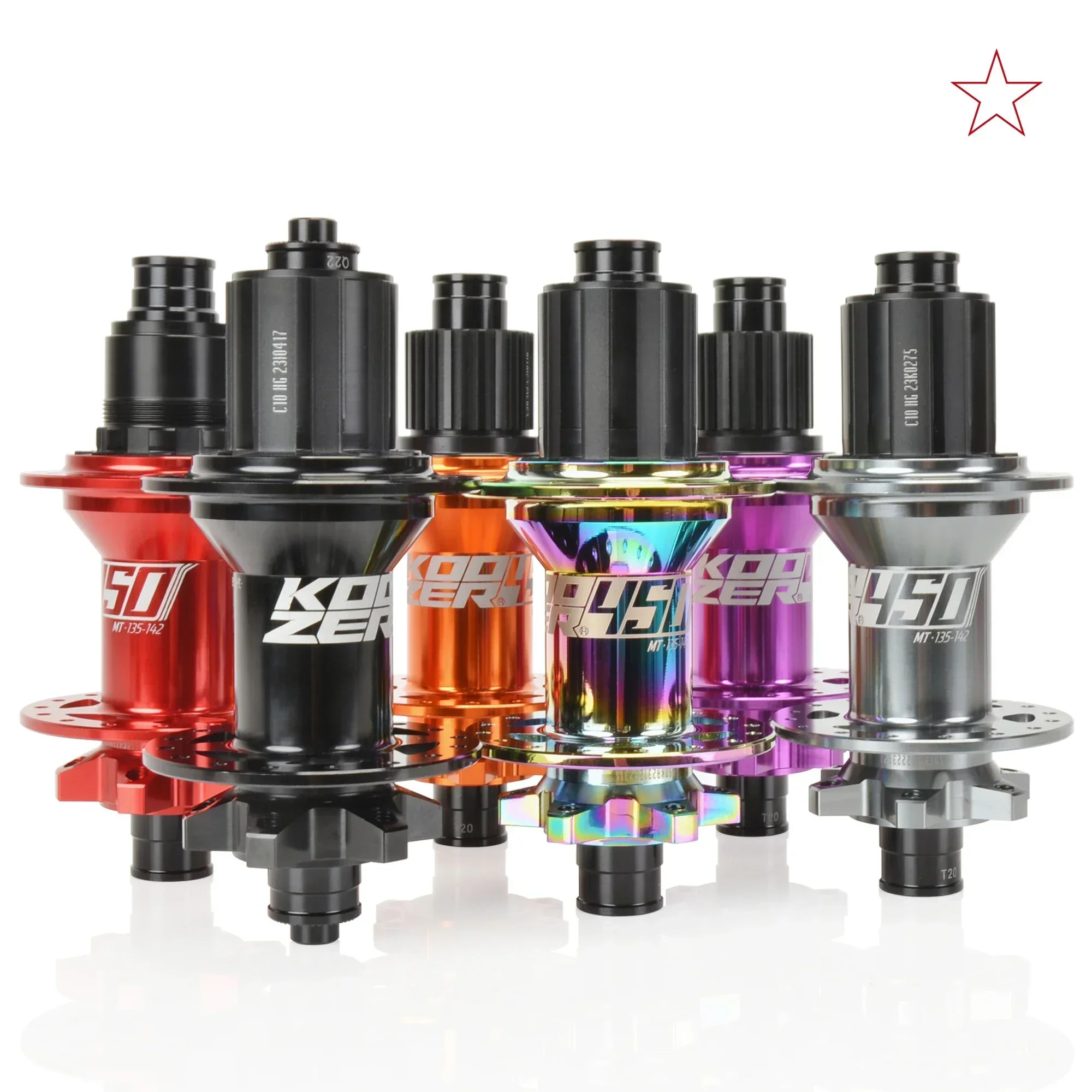 Koozer 450 задняя HG 8 9 10 11 12s Скорость 120HD 28H 32 отверстия Cr-Mo Стальная ось 5x135 10x135 QR 12x142 THRU