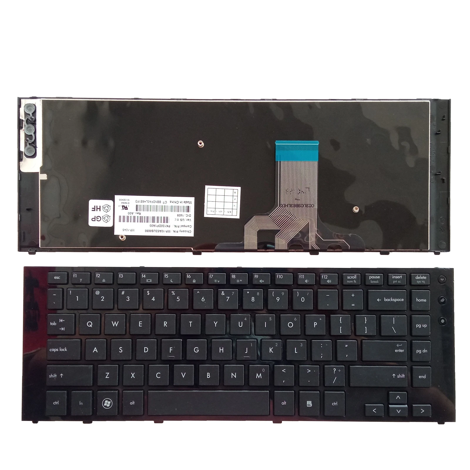 Новая черная клавиатура с рамкой для HP Probook 5320 5320m Series US 618843-001