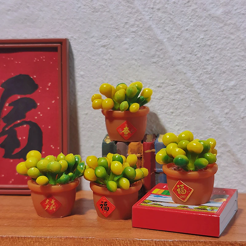 

1/12 миниатюрный кукольный домик в горшках, кукольный домик, украшение с зелеными растениями, кукольный домик, аксессуары для мебели