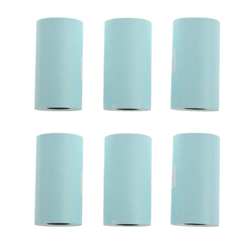 

6 Rolls Printing Sticker Paper Photo Paper For Mini Pocket Photo Printer Paperang P1 P2 Bill Receipt Papers