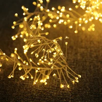 2m 5m led copper wire string lights firecrackers fairy garland lamp for new year christmas tree wedding holiday party decoration