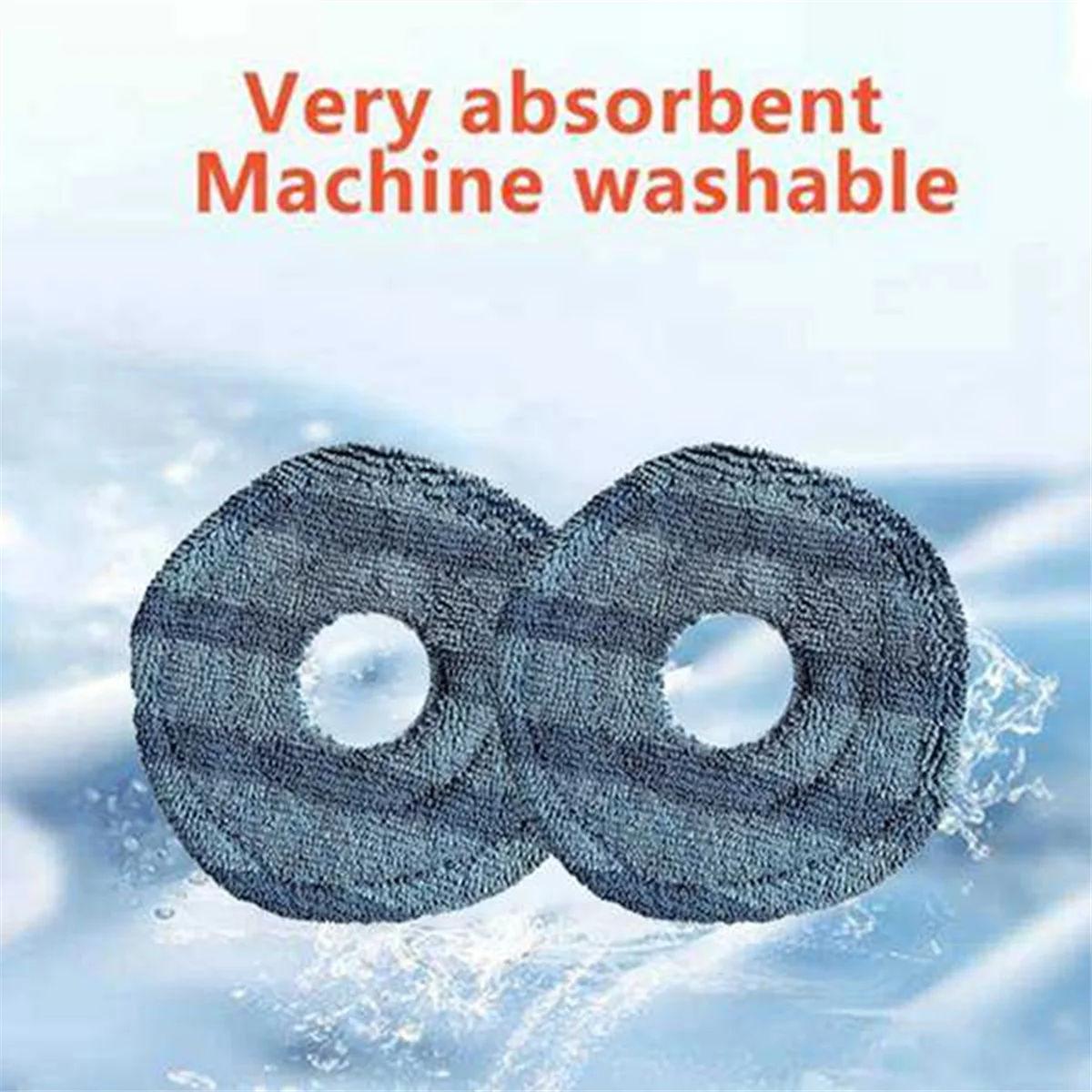 9 шт. сменные моющиеся тряпки для швабры Eufy X10 Pro Omni и X9 детали швабр-пылесосов