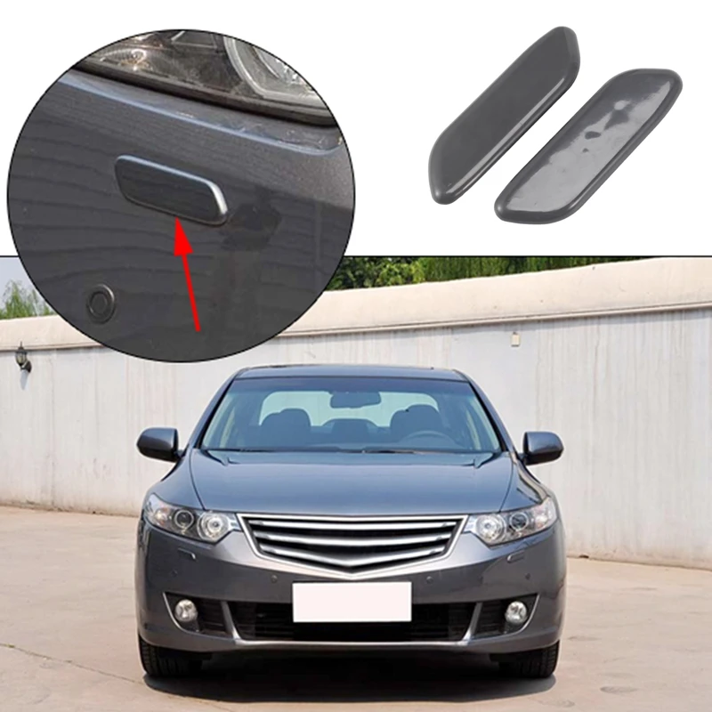 

Headlight Washer Nozzle Cover For HONDA ACCORD Euro CU1 CU2 2008-2012 Headlight Head Light Water Spray Jet Cap