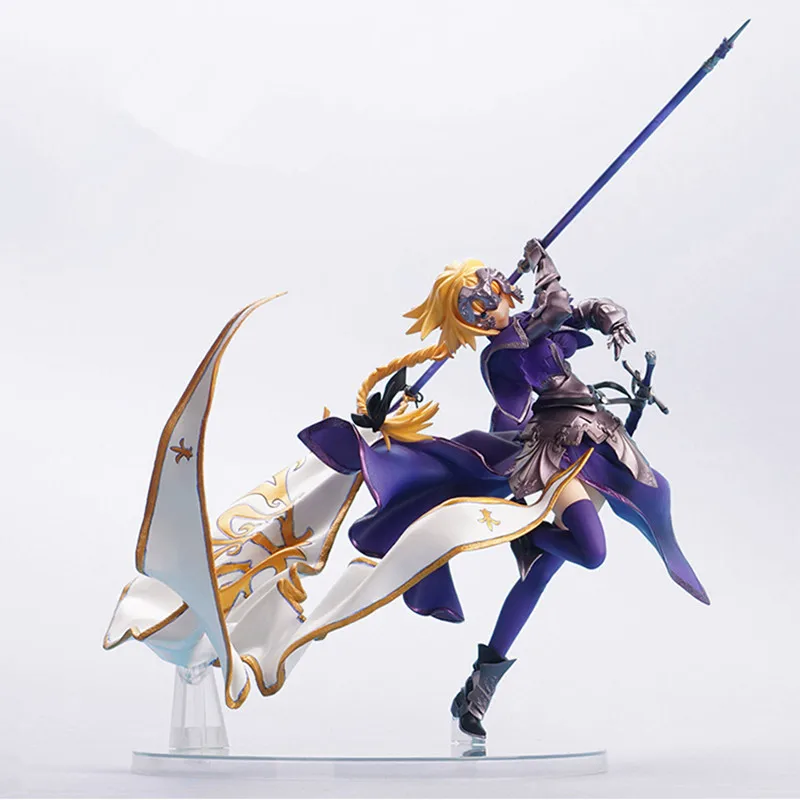 

Fate/Apocrypha Jeanne D Arc Action Figure Anime Joan of Arc Flag Model Dolls Decoration PVC Action Figure Anime Figures Kids Toy