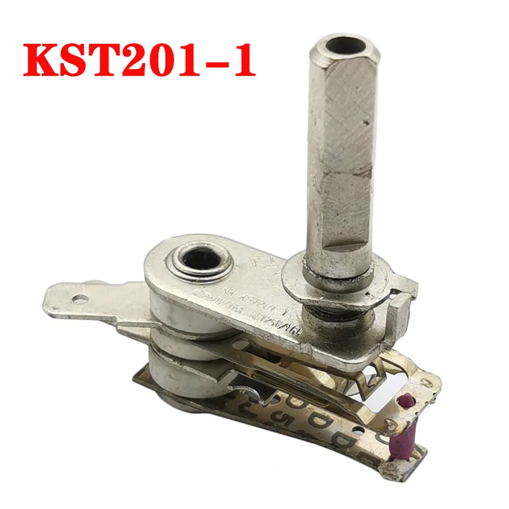 

1PC AC 250V 16A Adjustable Temperature Switch Bimetallic Heating Thermostat KST201-1 For Electric frying pan cooking pot