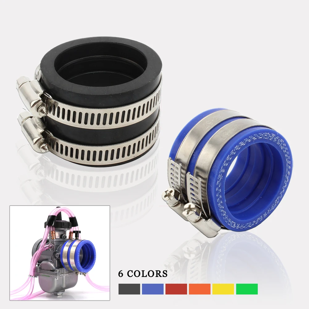 

35/40/45mm Carburetor Adapter Interface Inlet Pipe Intake For Koso KSR OKO Keihin PWK Maikuni 21 24 26 28 30 32 34mm PE TM PZ