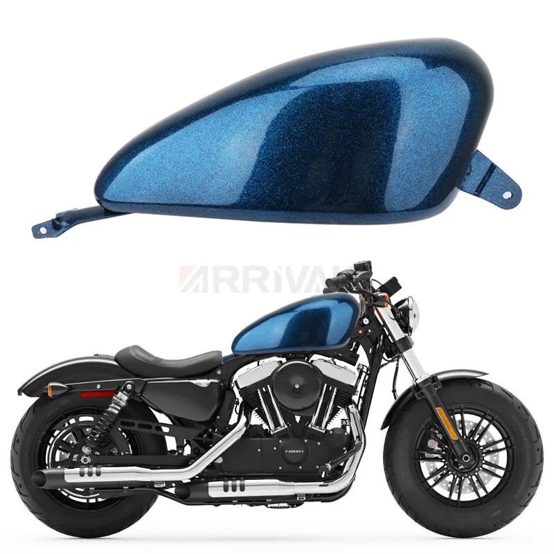 

Motorcycle Fuel Oil Gas Tank Cafe Racer For Harley Sportster Iron XL 48 883 1200 Forty-eight Modified Motorbike Tanks