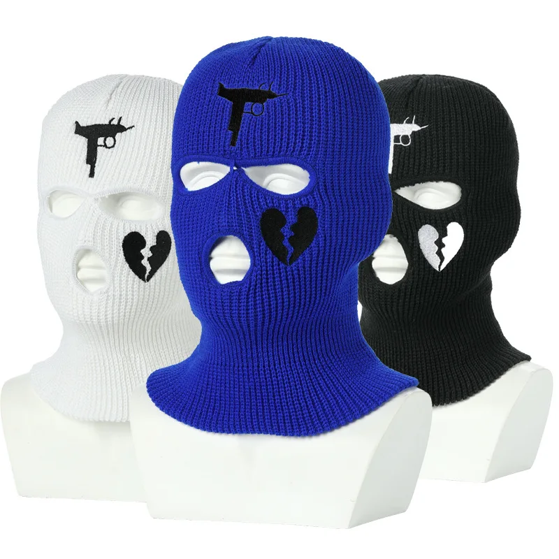 

Men Balaclava Mask Hat Winter Warm Windproof Knit Beanies Bonnet Unisex Caps Women Sports Halloween Party Gifts Ski Accesorios