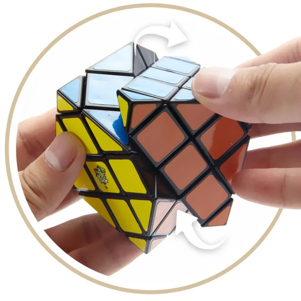 Lanlan 8-осевой Шестигранник 4-слойный Насыщенный Профессиональный Волшебный Куб