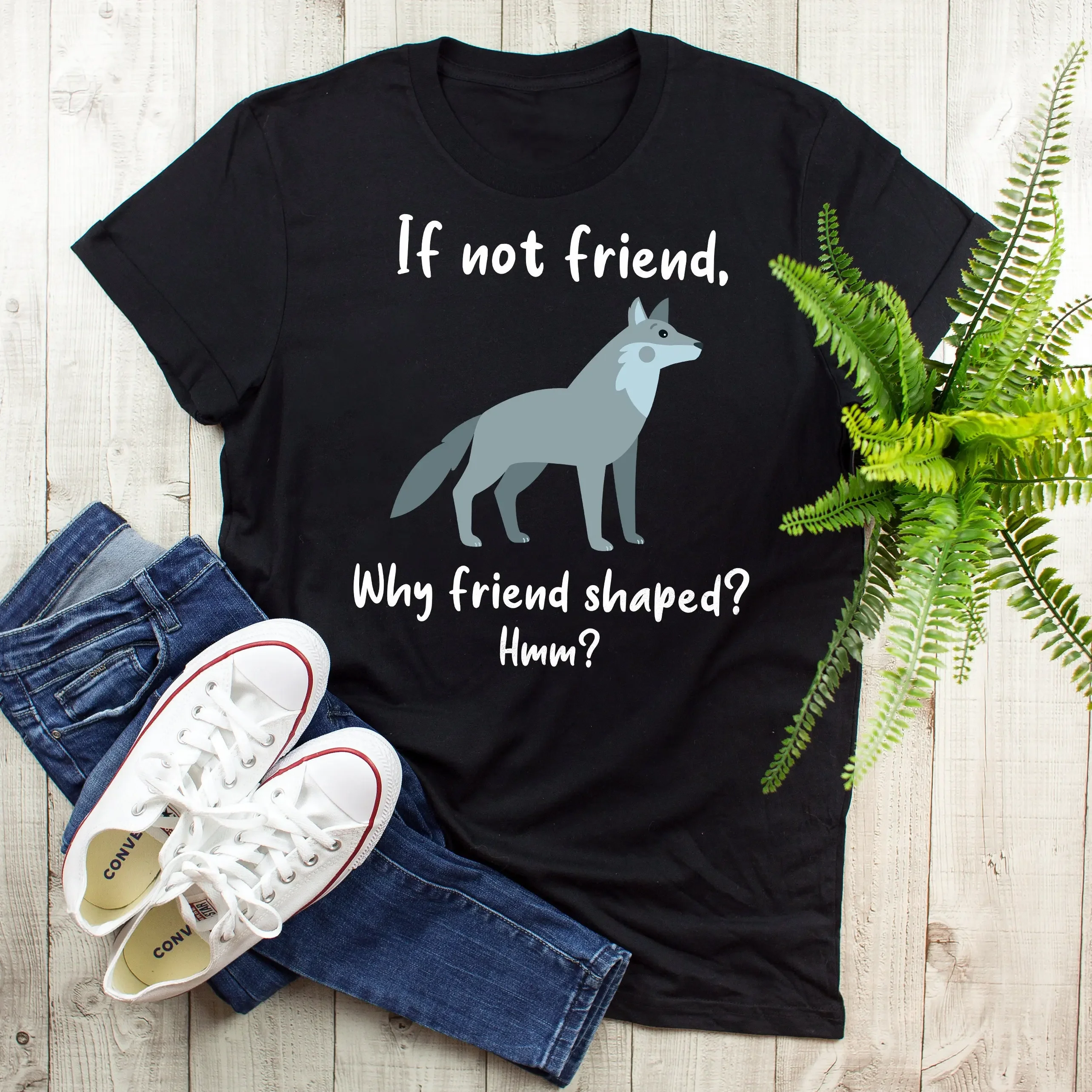 Футболка с изображением волка забавный мем животными милая дикая природа