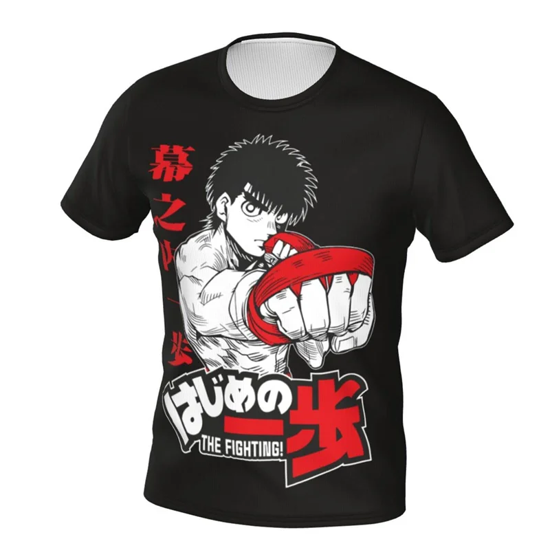 

3D Anime Hajime No Ippo Makunouchi Ippo Printed T Shirt Manga The Fighting Graphic T-shirts For Men Harajuku Fashion Clothes Top