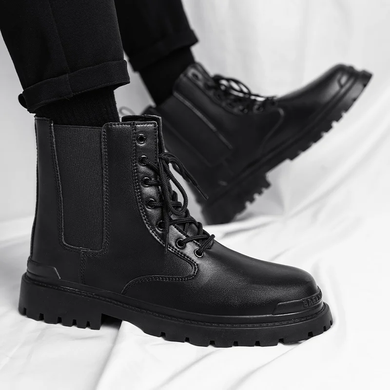 GR-YX-23 MARTIN BOOTS WALKING SHOES MEN'S HUNTING BOOTS TACTICAL SHOES DESERT COMBAT ANKLE LEATHER MOUNTAINEERING SHOES