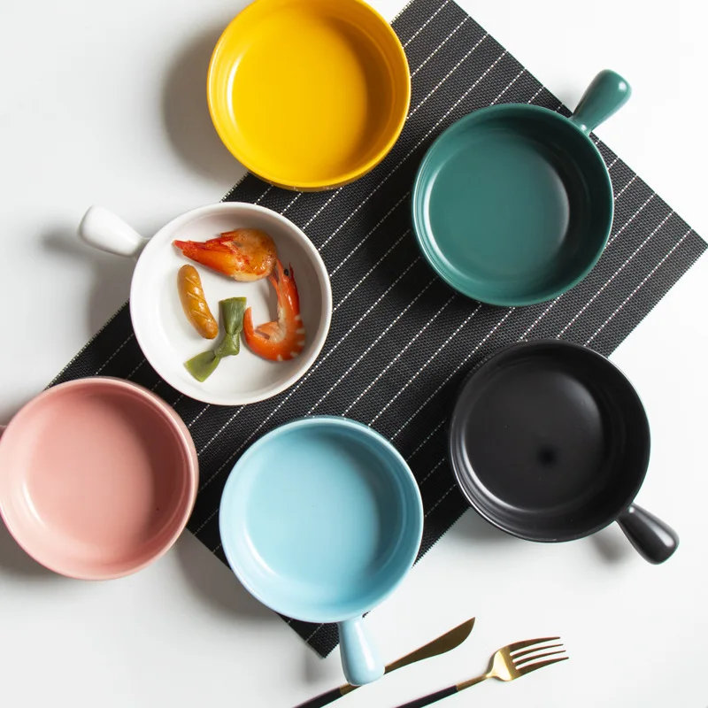 

Ceramic baking bowl tableware household salad bowl