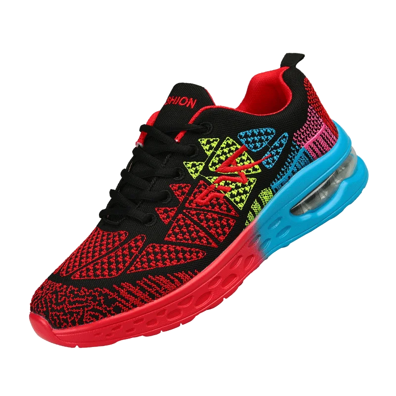 Мужские и женские новые спортивные повседневные туфли дышащие нескользящие