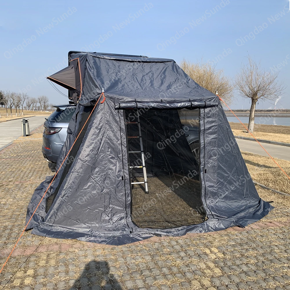 

Pop Up Car Rooftop Tent Camper Shell Folding Car Cover Tent 4x4 accessories Camping Tent for Car