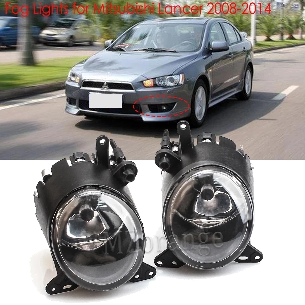 

MZORANGE Fog Light Fog Lamp For Mitsubishi Lancer Lancer-ex 08-13 H11 Front Bumper Grille Driving Fog Lamp Wiring Harness Switch