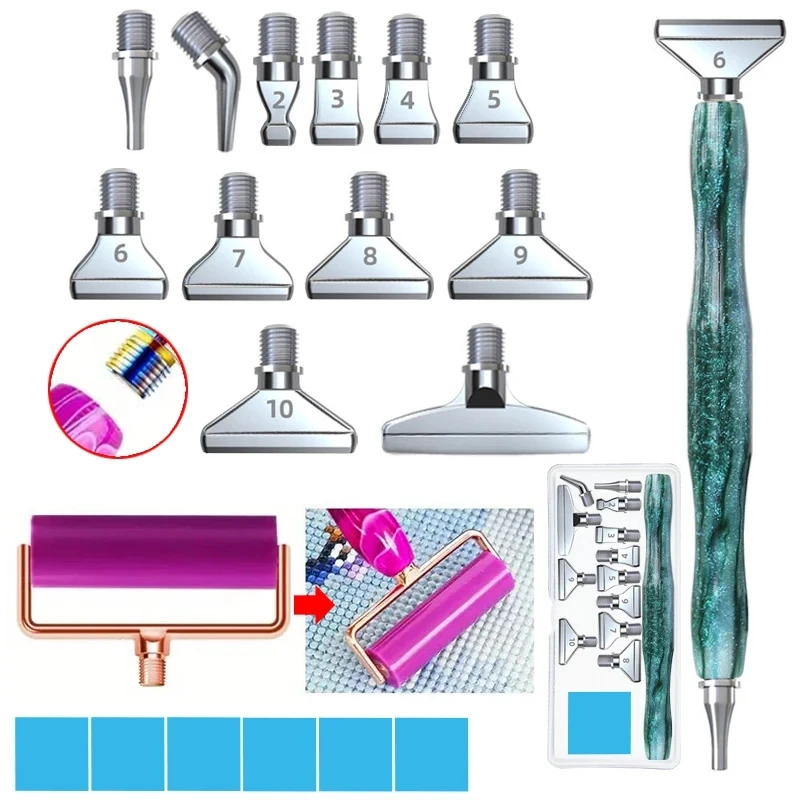 HOMFUN 20-комплект алмазной живописи художественный набор ручек эргономичная