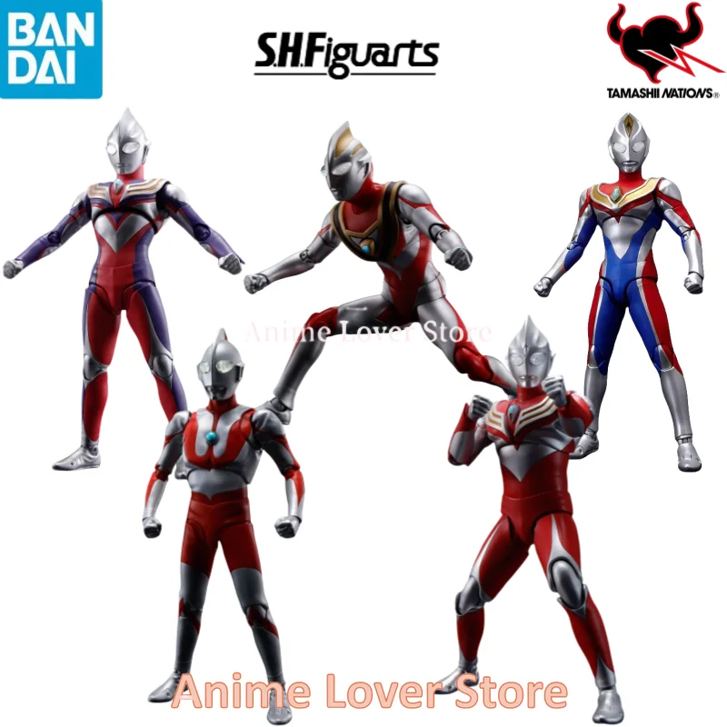Оригинальные фигурки Bandai SHF S.H. Фигатс резьба по кости экшн-фигурки из аниме Ultraman