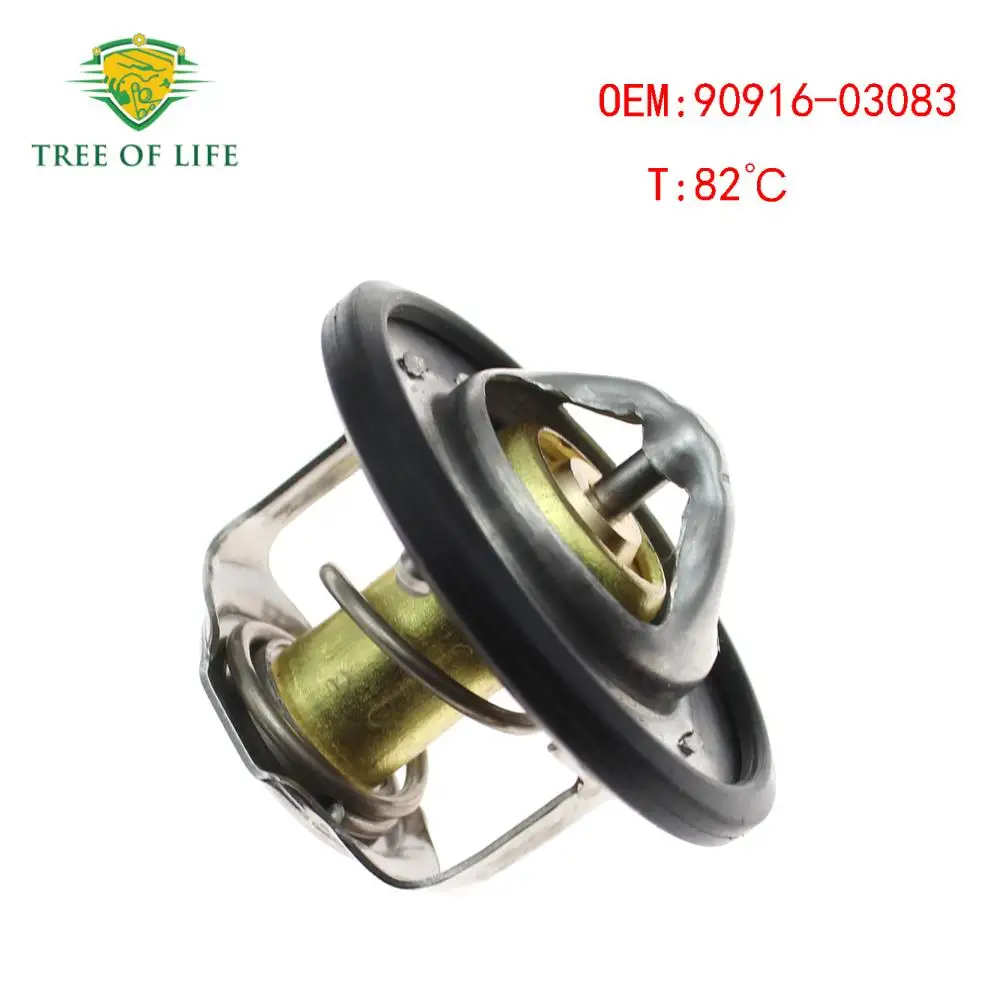 

82 ℃ термостат охлаждающей жидкости двигателя для пикапа Toyota 4runner Celica Corolla 2.2L 2.4L 2.6L 90916-03083,9091603083,TH9011,TH8502