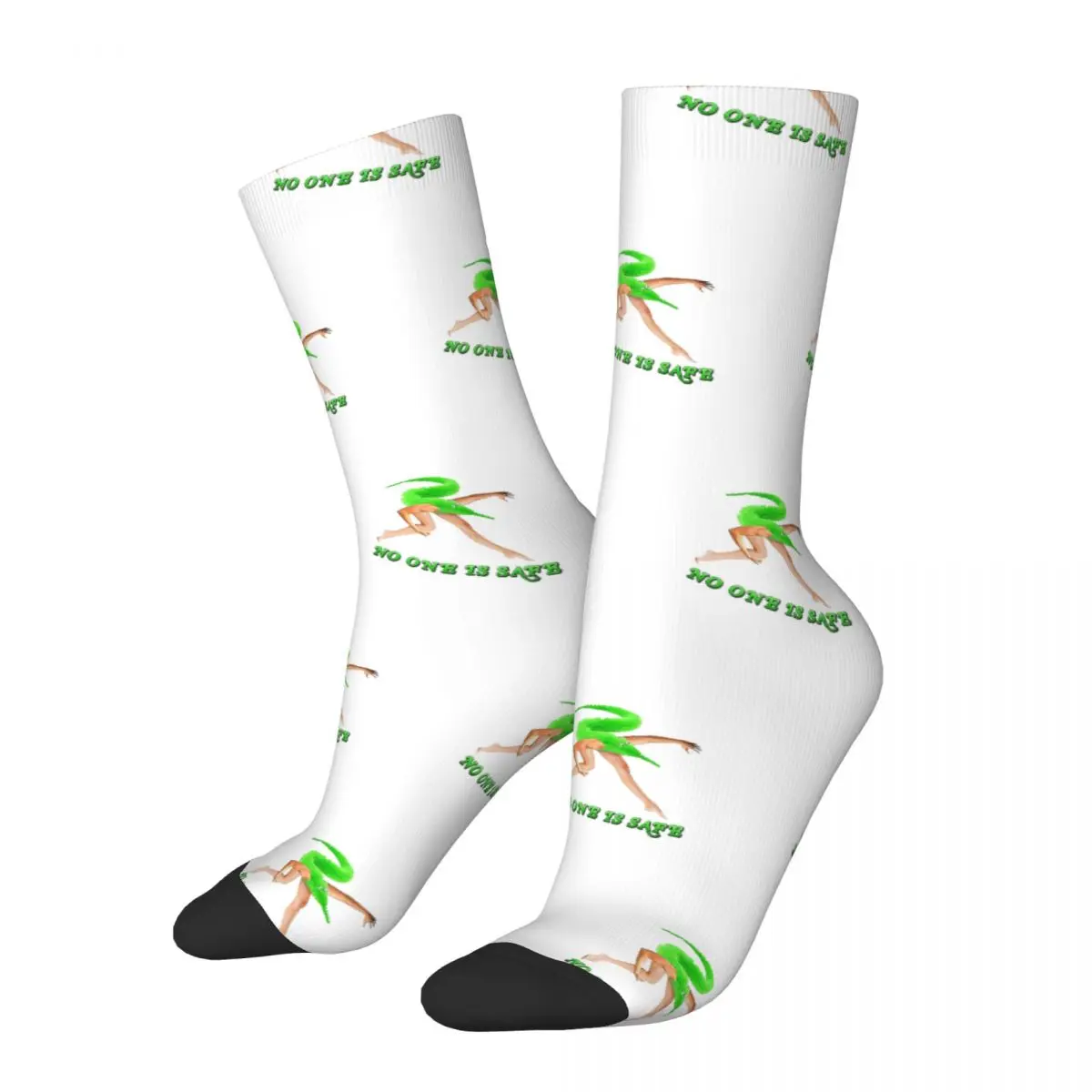 

Funny Crazy Sock for Men Worm On A String Time Aesthetic Cursed Collection Hip Hop Alien Happy Pattern Print Boys Crew Sock Gift