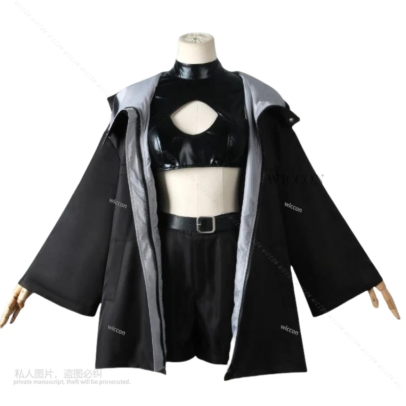 Nazuna Nanakusa костюм для косплея из аниме звонок ночи черное пальто вампира плащ жилет