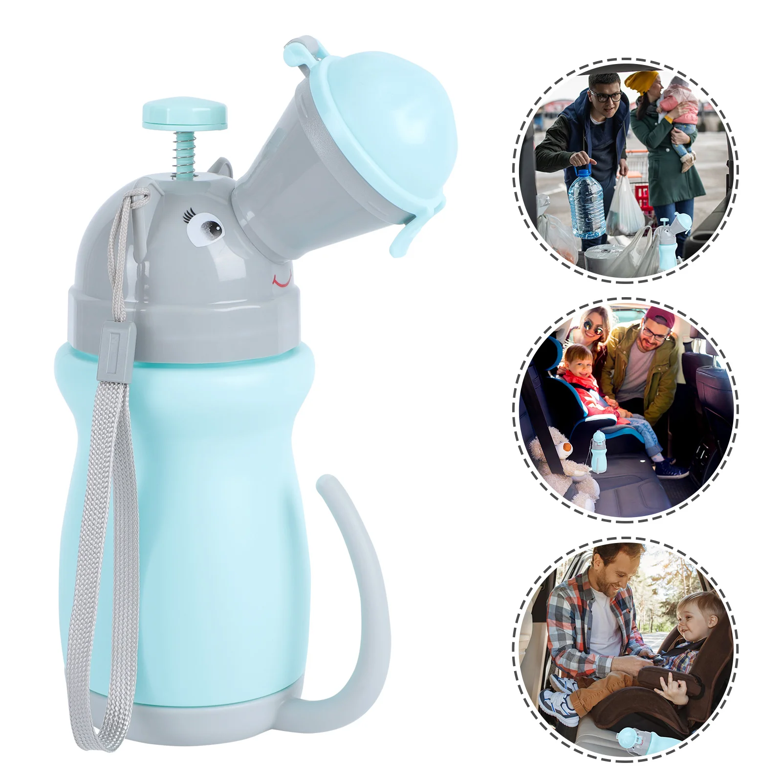 

Urinal Potty Portable Kids Car Emergency Travel Bottle Toilet Baby Outdoor Pee Child Toddler Watch Cup Boys Elephant Leakproof
