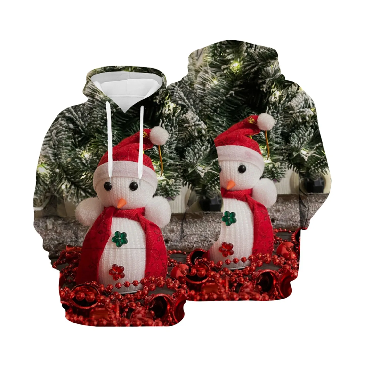 

Худи с длинным рукавом и принтом оленя, на молнии